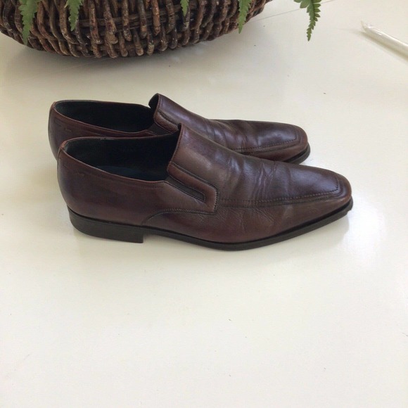 Magnanni Linea Merino Men\'s Dress Shoes Magnanni Linea Merino Shoes Mens Size 9 Brown Leather Slip  main image 4